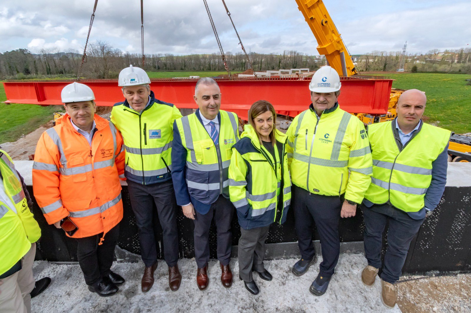 La presidenta de Cantabria, María José Sáenz de Buruaga, ha supervisado el desarrollo de las obras