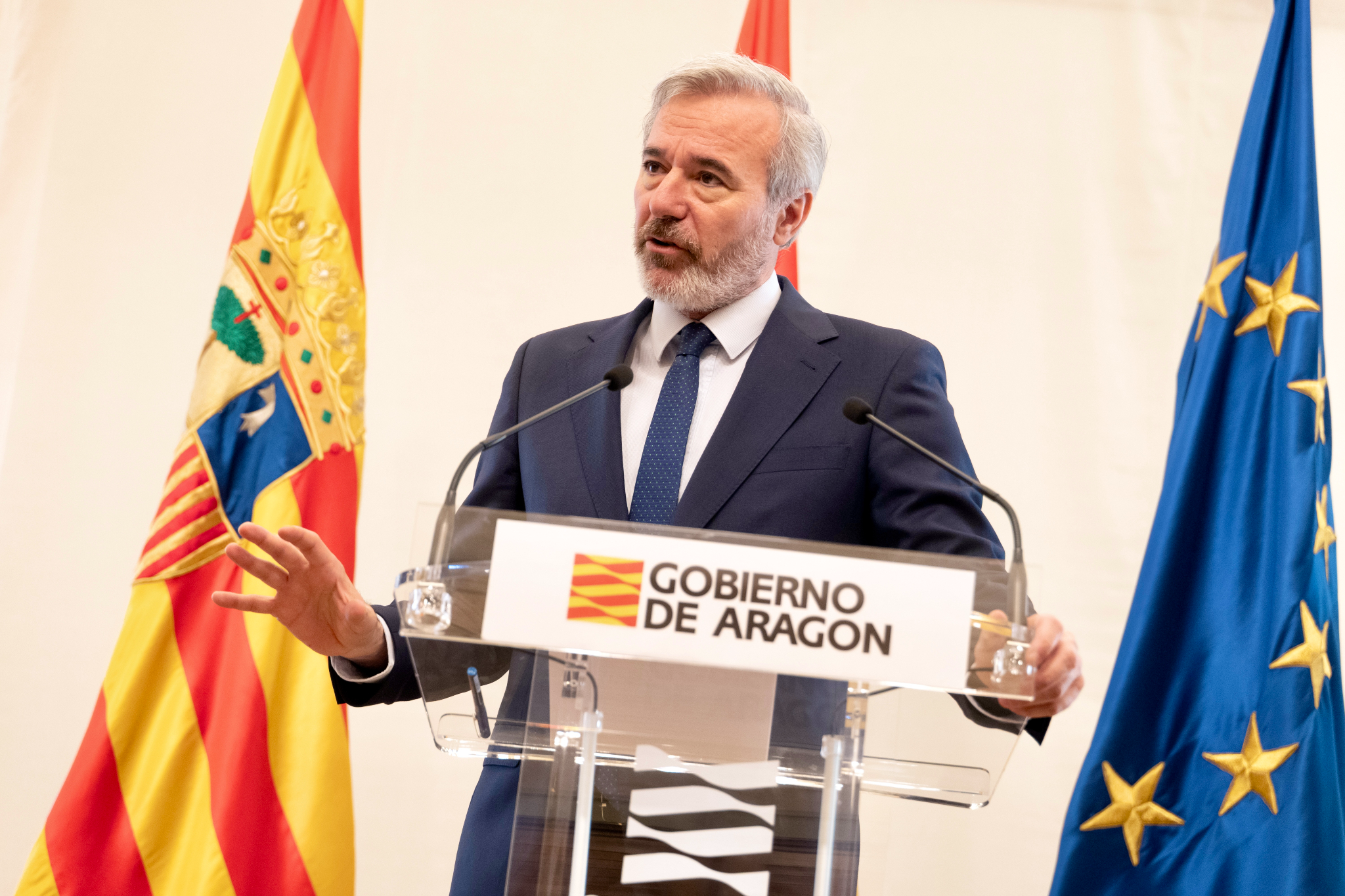 El anuncio lo ha realizado el presidente en funciones, Jorge Azcón