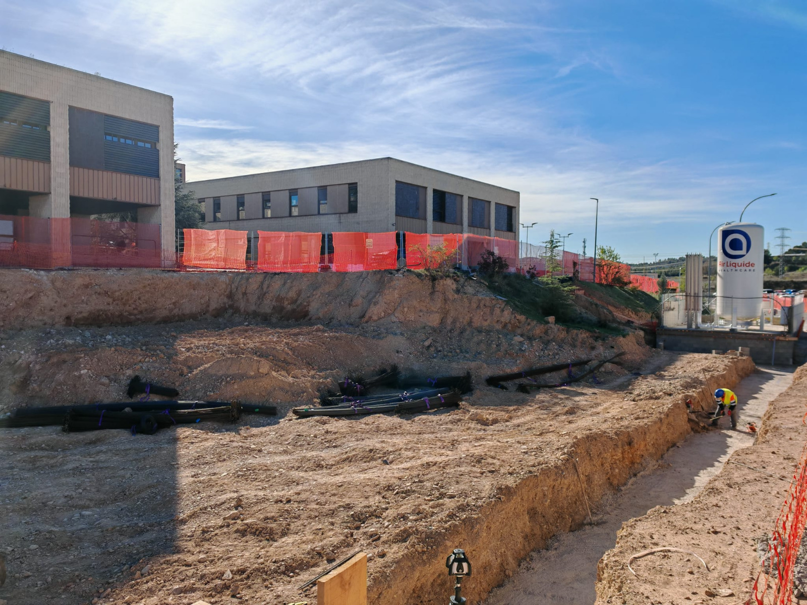 Las obras de ampliación del Hospital Ernest Lluch de Calatayud 