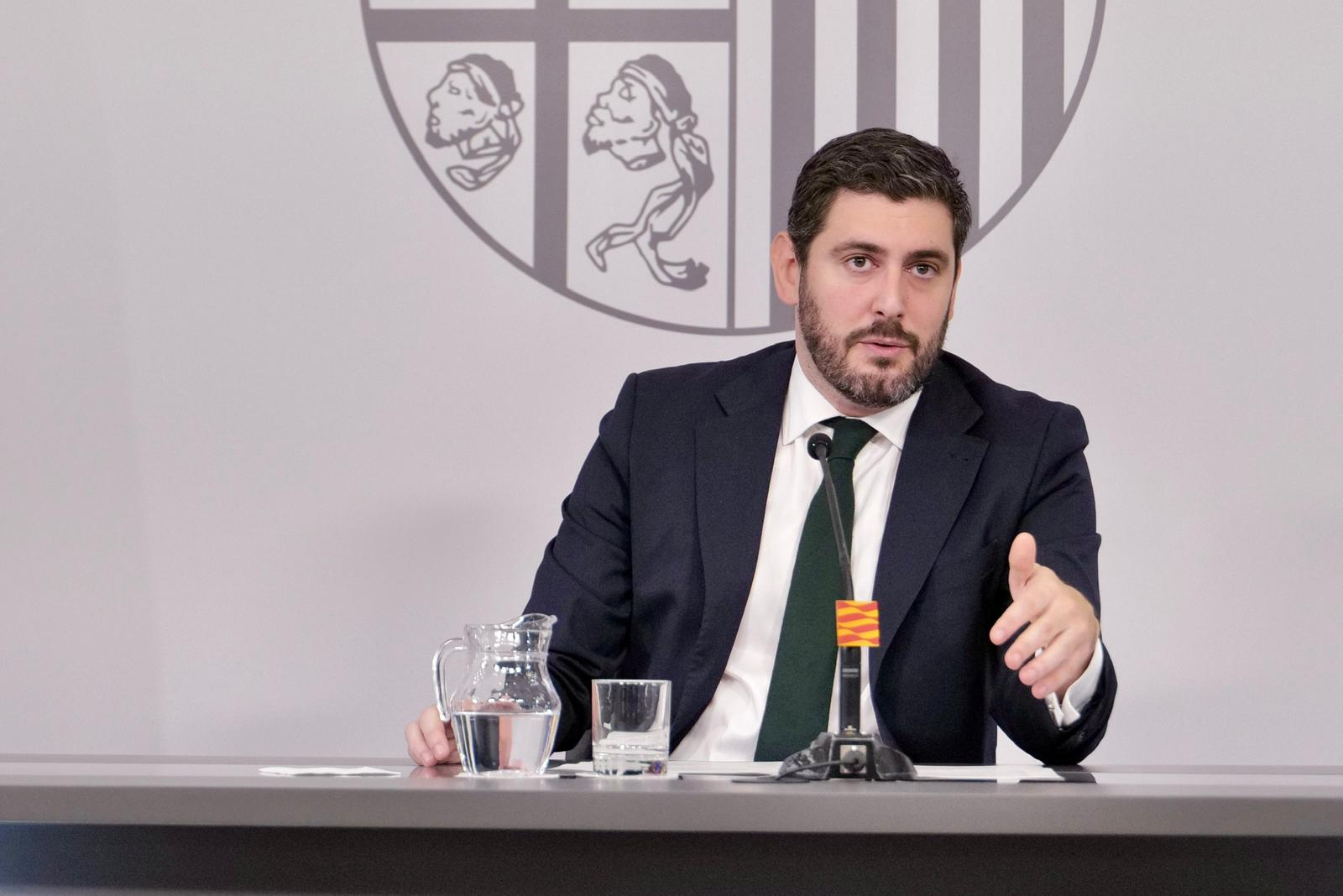 El vicepresidente del Gobierno de Aragón, Alejandro Nolasco