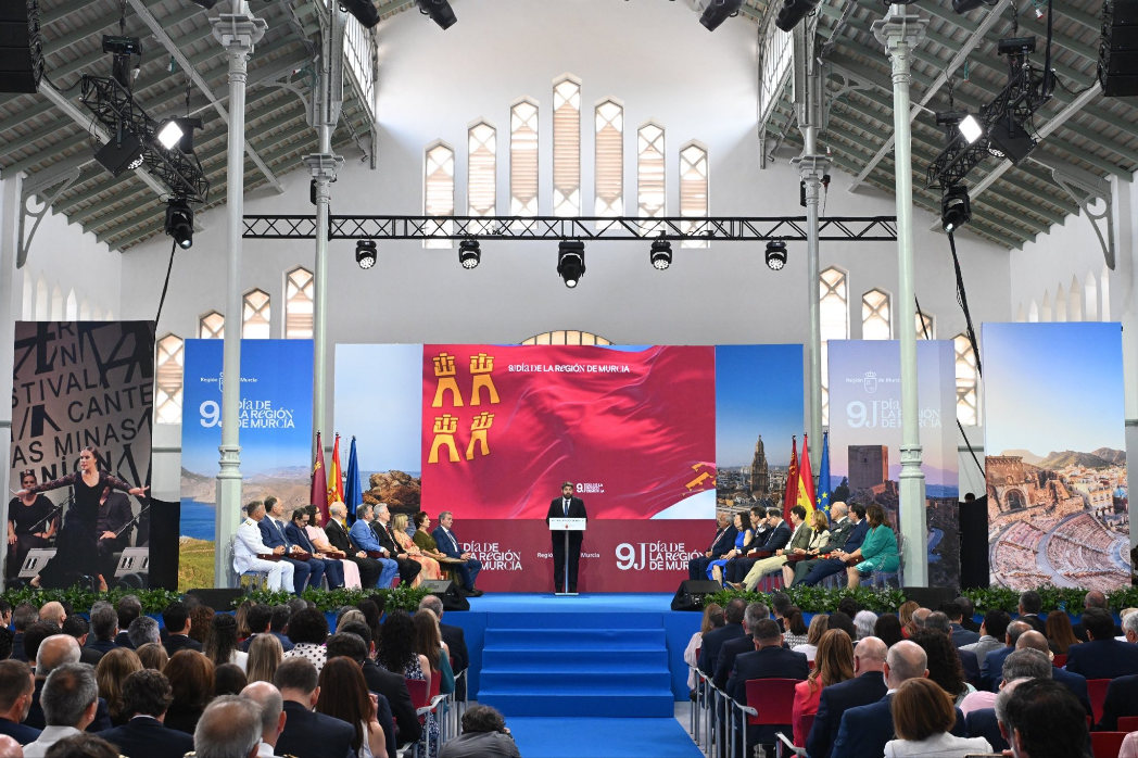 La Unión acogió este 9 de junio el acto institucional del Día de la Región de Murcia