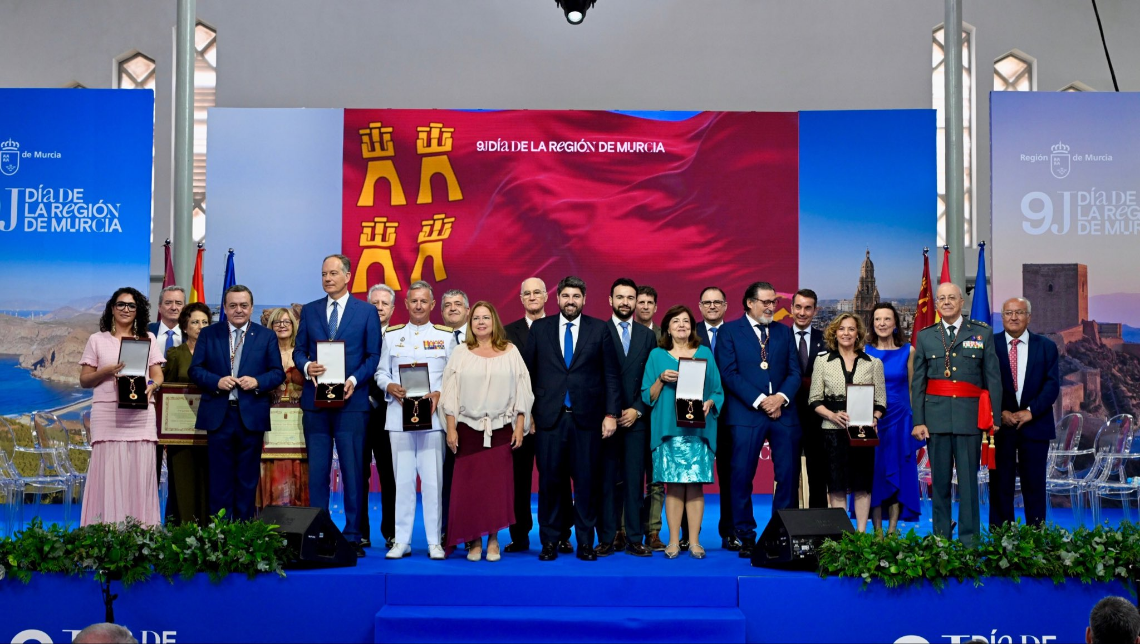 La Unión acogió este 9 de junio el acto institucional del Día de la Región de Murcia