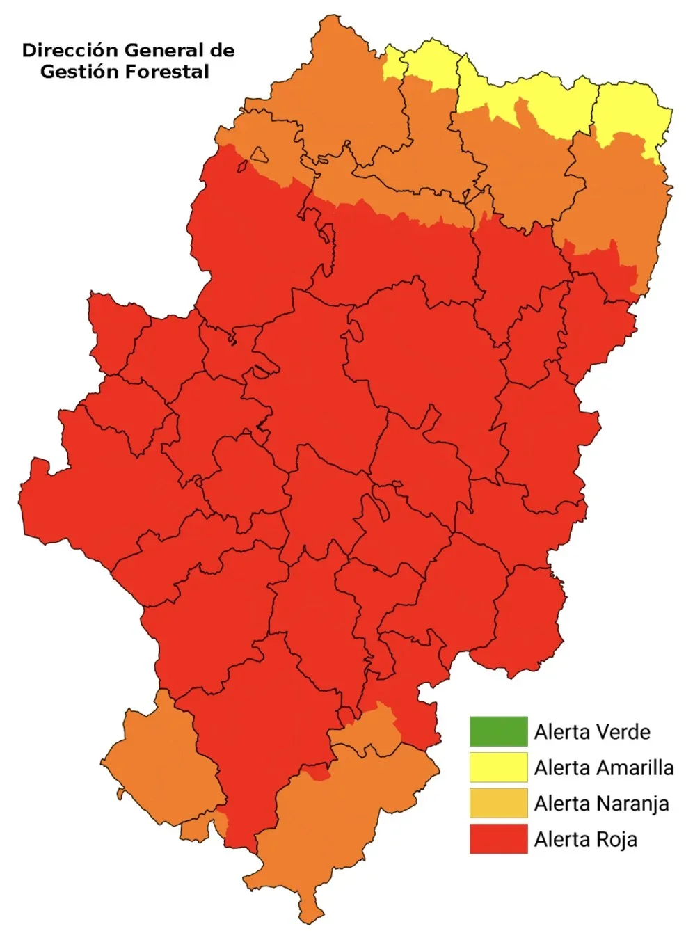 Aragón afronta una jornada de máxima vigilancia frente a los incendios forestales