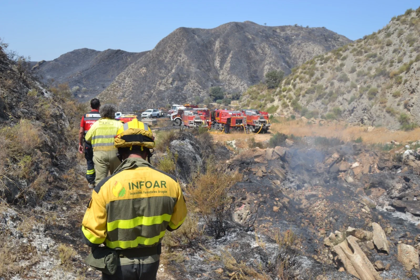 Aragón activa la Alerta Rojo Plus en 12 comarcas por riesgo extremo de incendios forestales