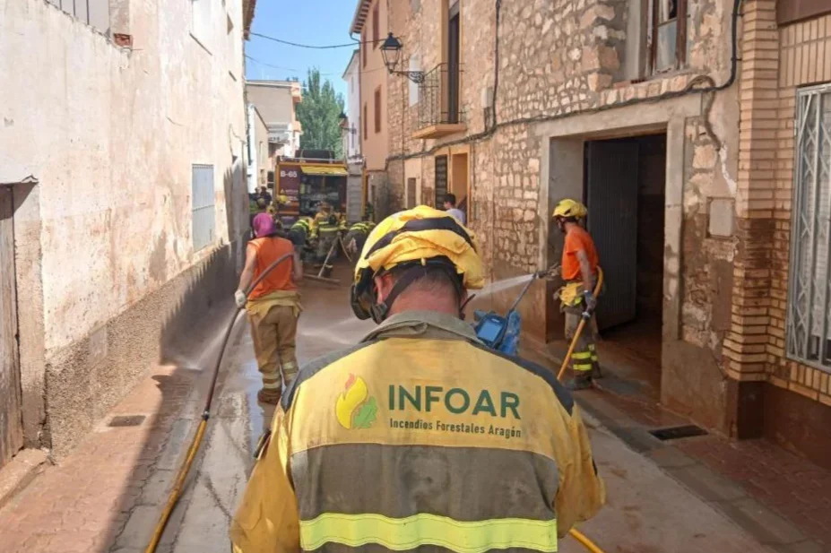 Aragón paga más de 2,1 millones de euros en ayudas a los agricultores afectados por las tormentas de 2025