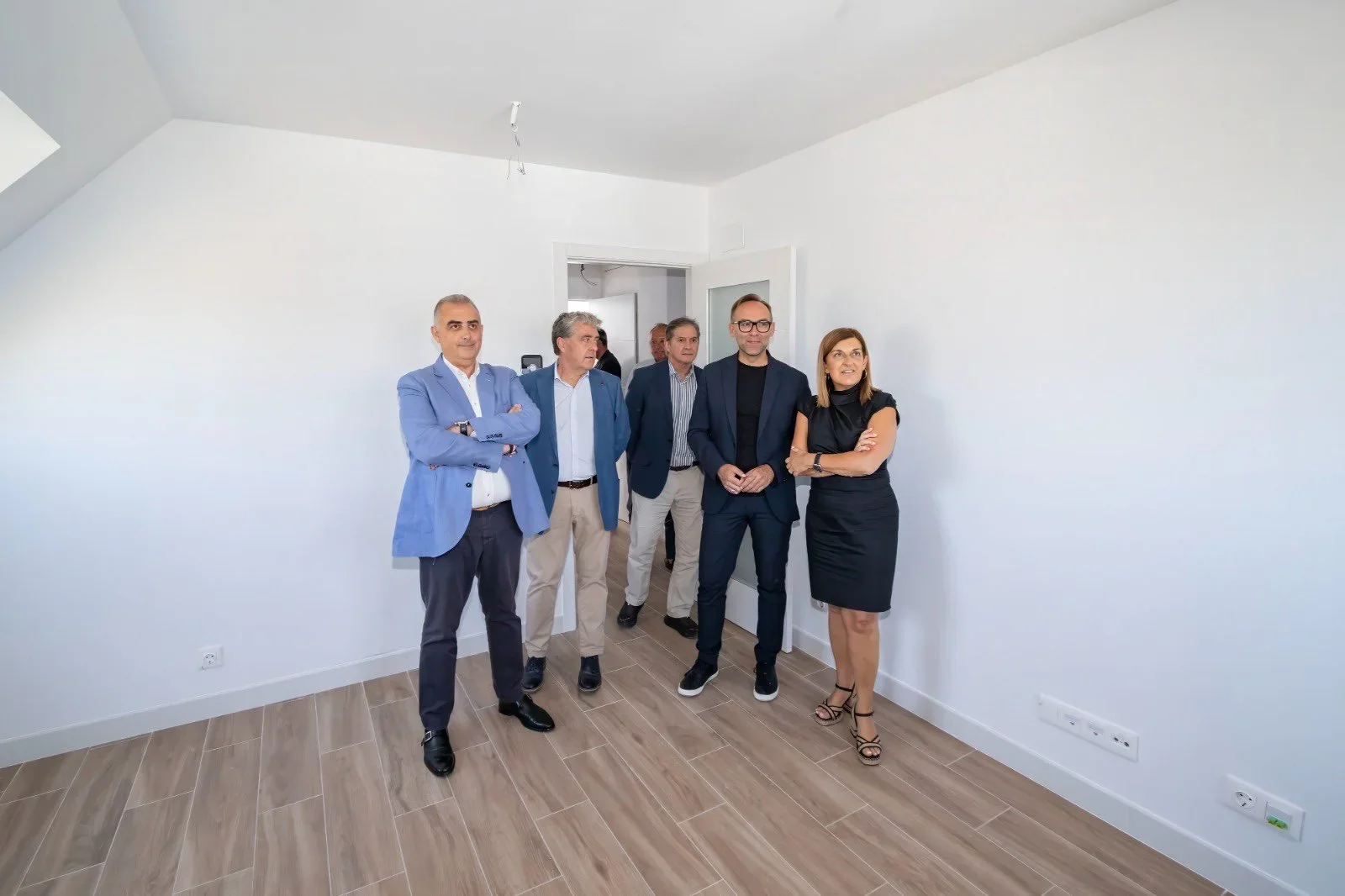 La presidenta autonómica, María José Sáenz de Buruaga, presidió el acto de inauguración