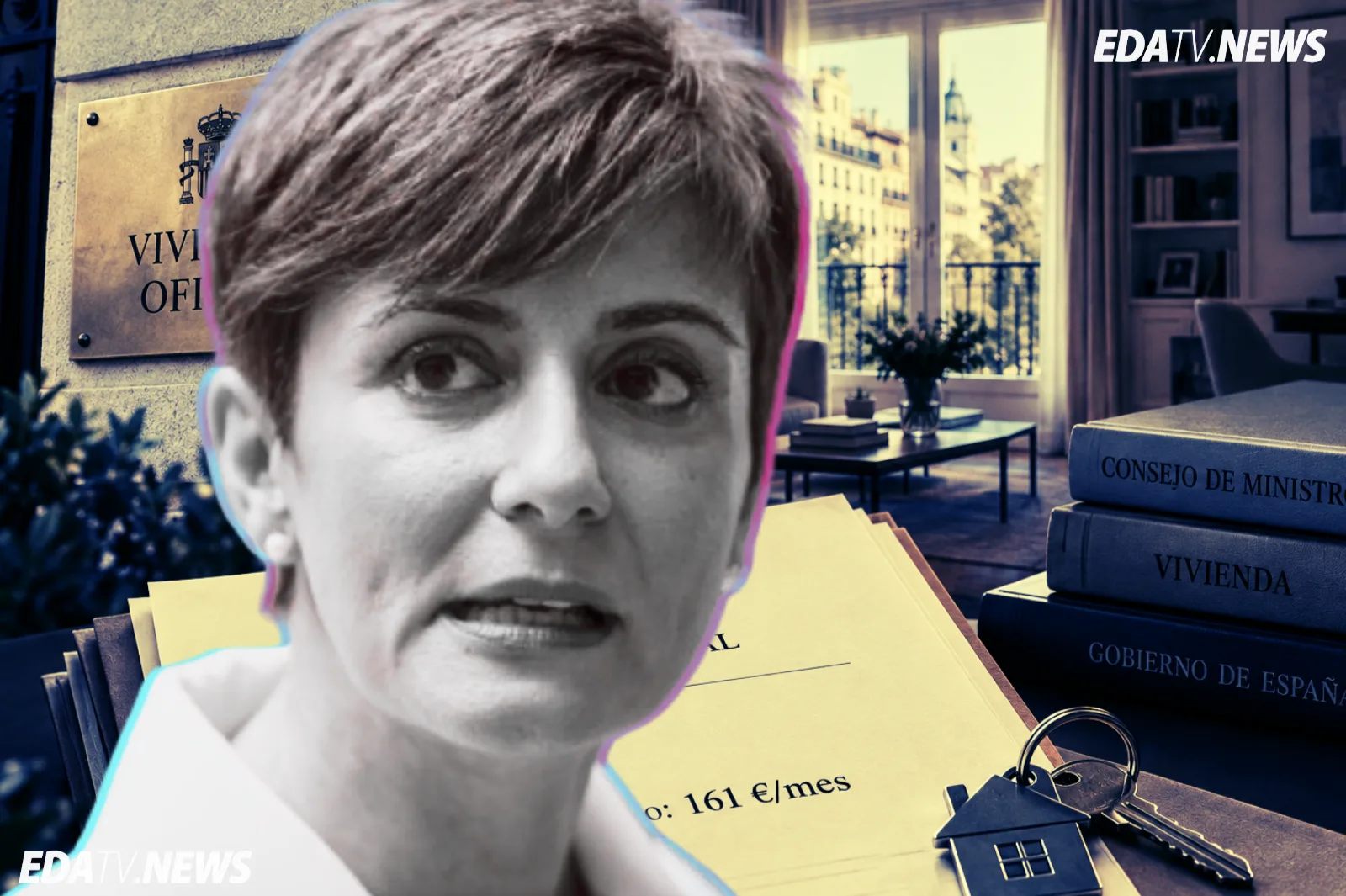 Isabel Rodríguez, ministra de Vivienda: un piso público de 230 metros y un coste fiscal de apenas 161 euros al mes