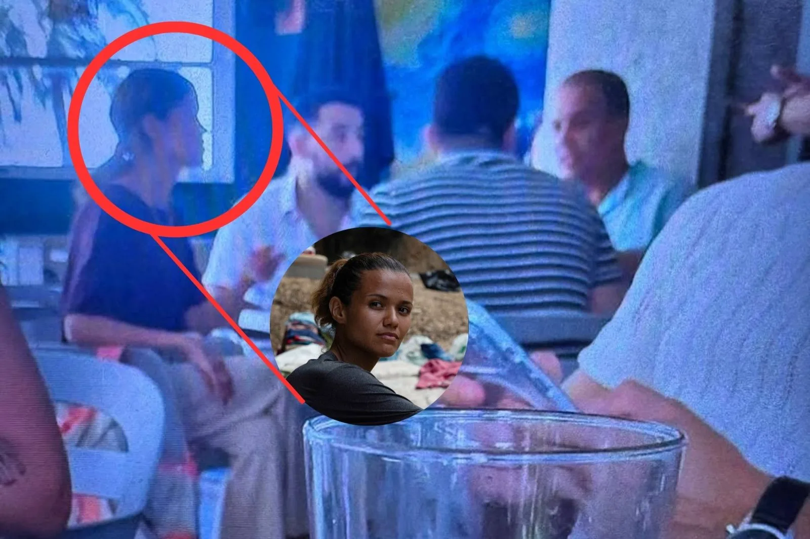 Nueva polémica sobre Wafae: vecinos de Ceuta la sitúan en una cafetería con tres policías de Marruecos
