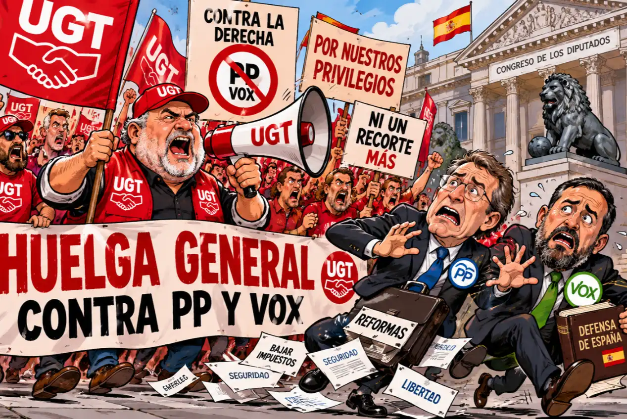 La primera huelga general contra los que no gobiernan