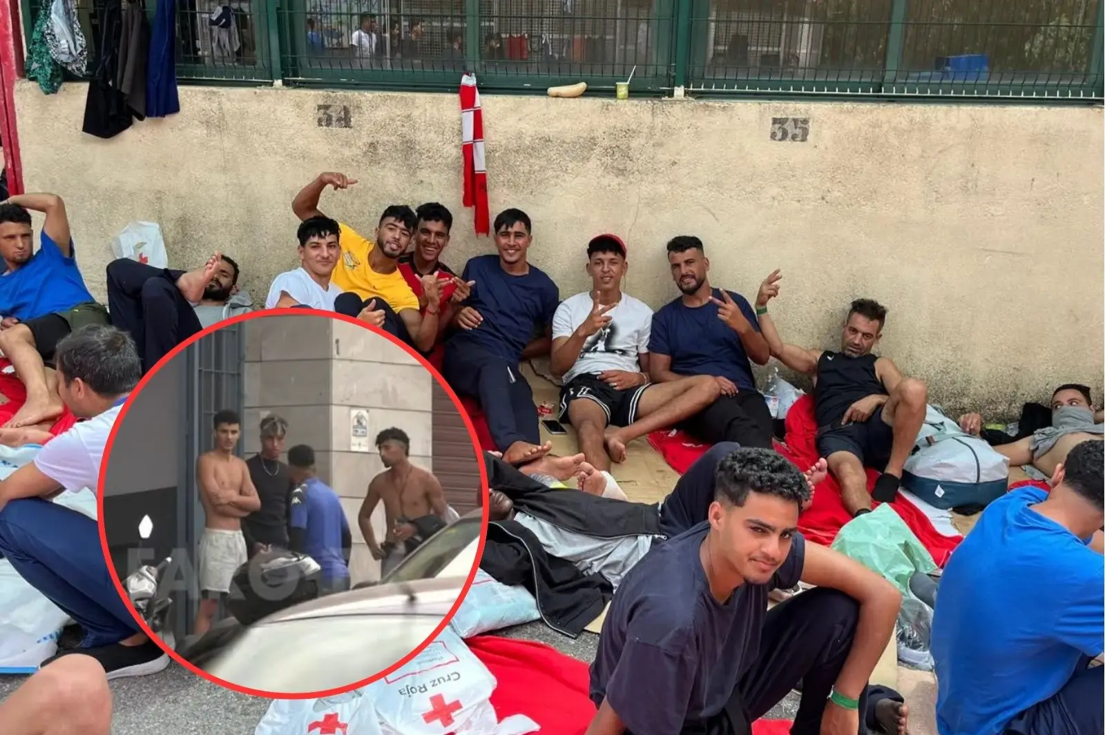Ceuta, al límite tras la entrada de más de mil migrantes a nado: el CETI se satura