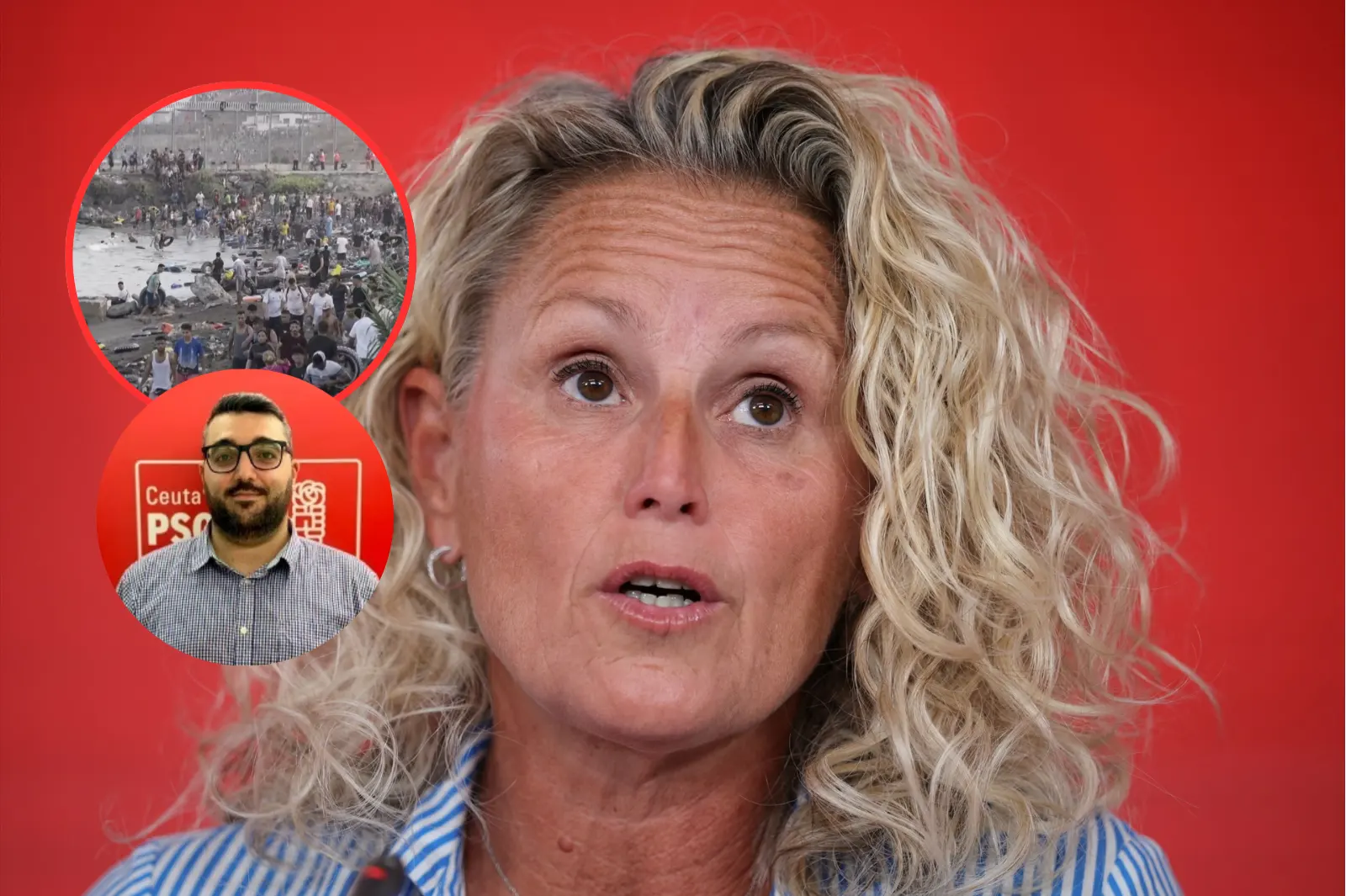 Montse Mínguez reconoce que el PSOE de Ceuta alertó del asalto masivo pero que no vio los mensajes