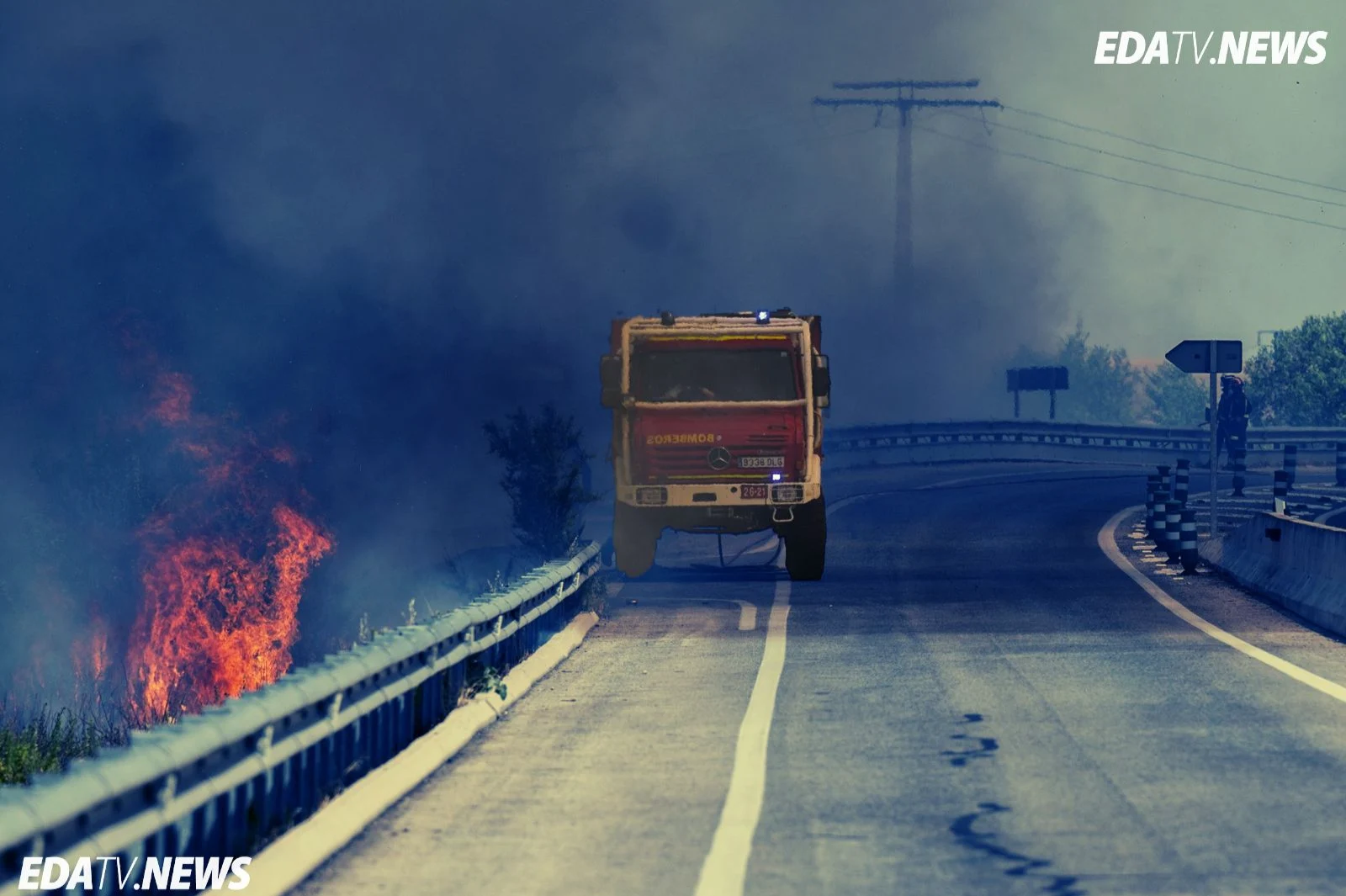 Los incendios obligan a cortar 43 carreteras en Madrid, Ávila, Toledo y Castellón