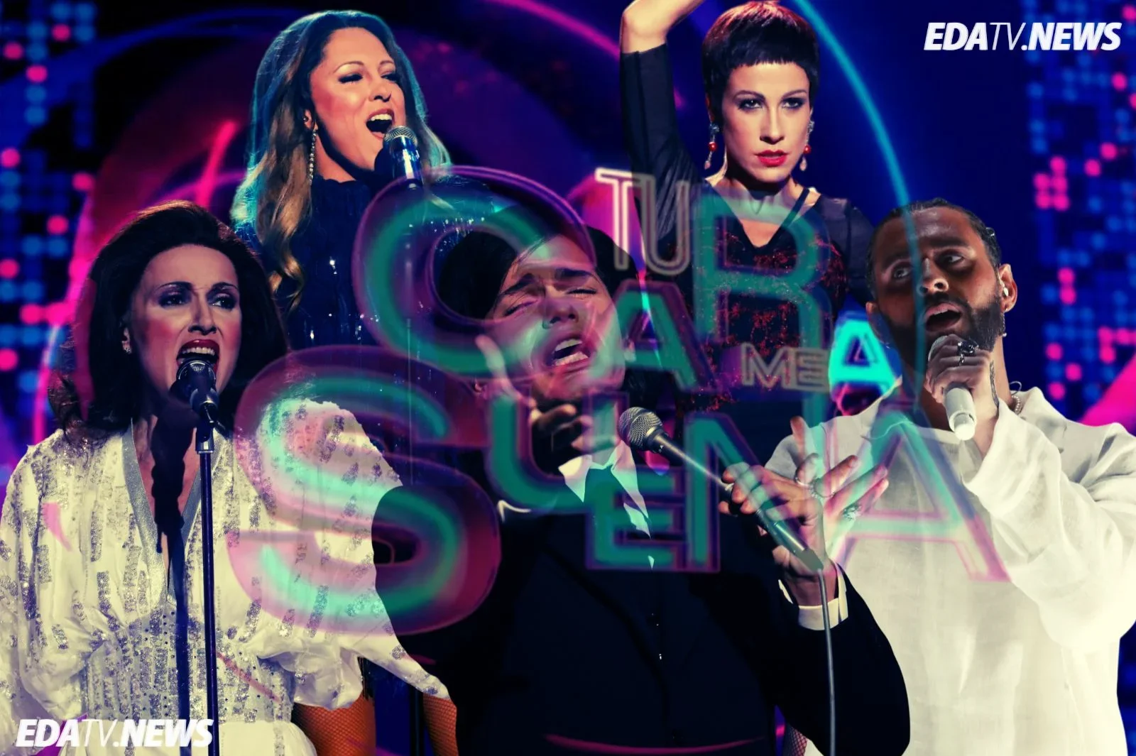 Cristina Castaño, J Kbello, María Parrado, Martín Savi y Paula Koops, finalistas de 'Tu cara me suena 13'