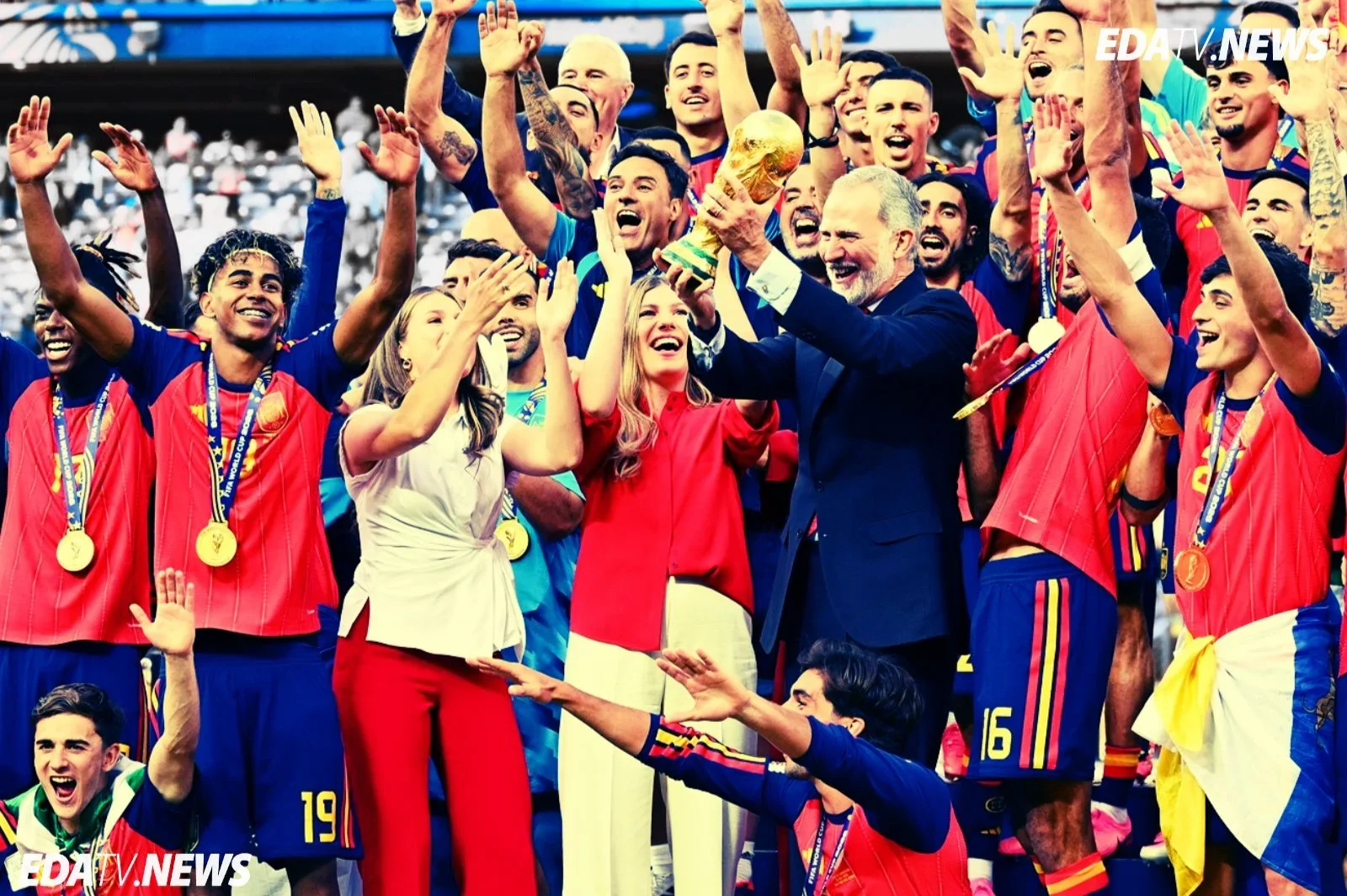 La Familia Real convierte el rojo en su amuleto para ver a España conquistar su segunda estrella en el Mundial de 2026