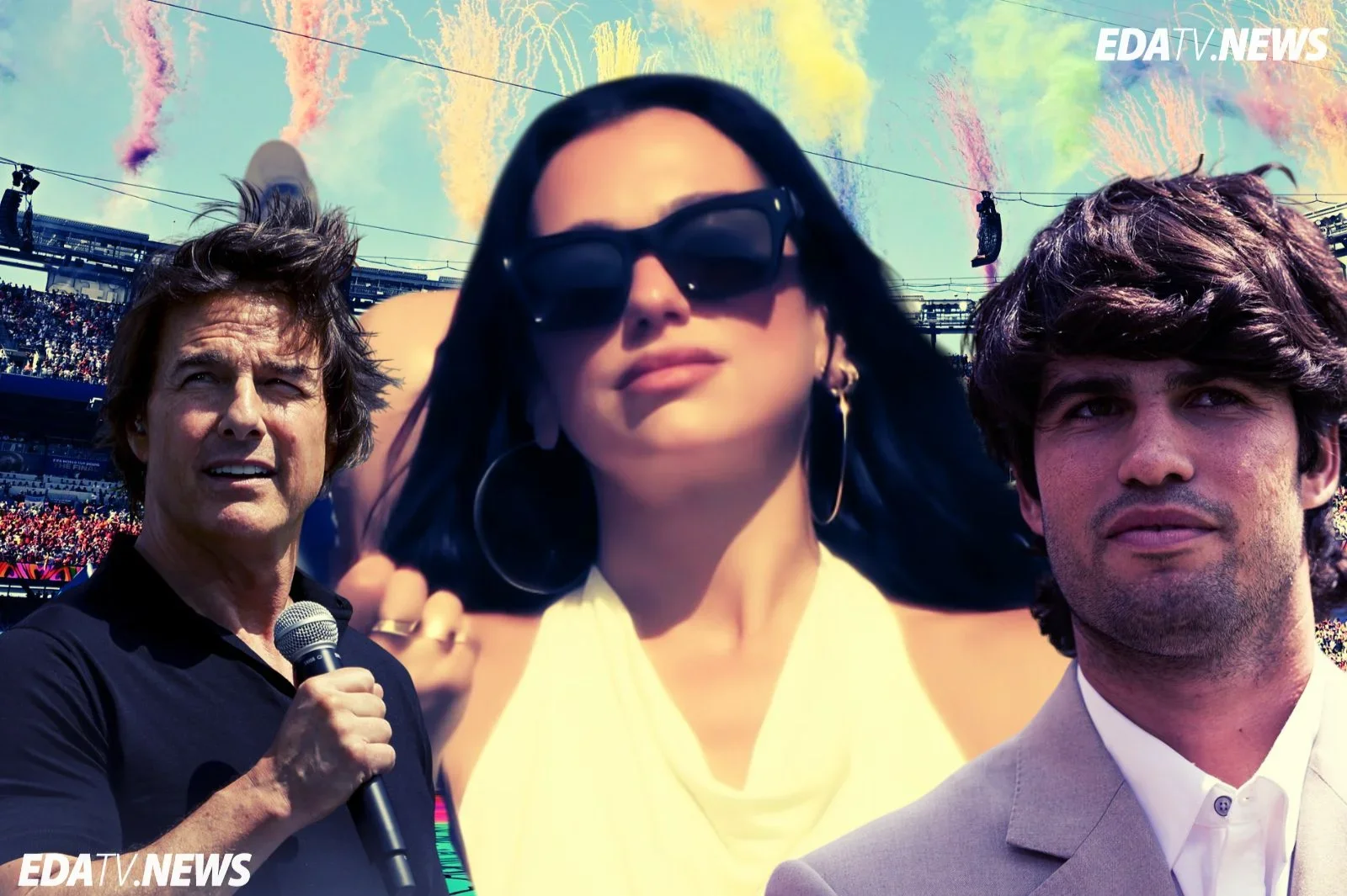 De la Familia Real a Alcaraz, Dua Lipa y Tom Cruise: los famosos en la final del Mundial 2026
