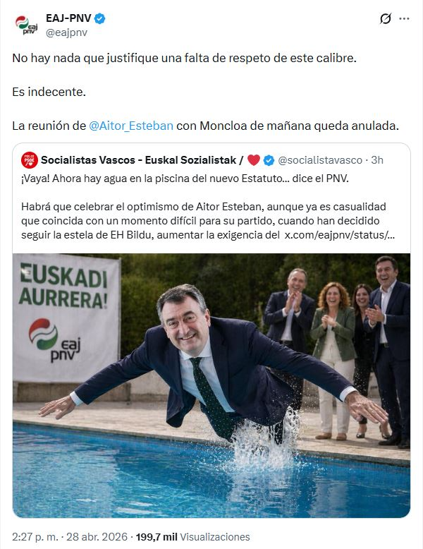 Publicación del PNV