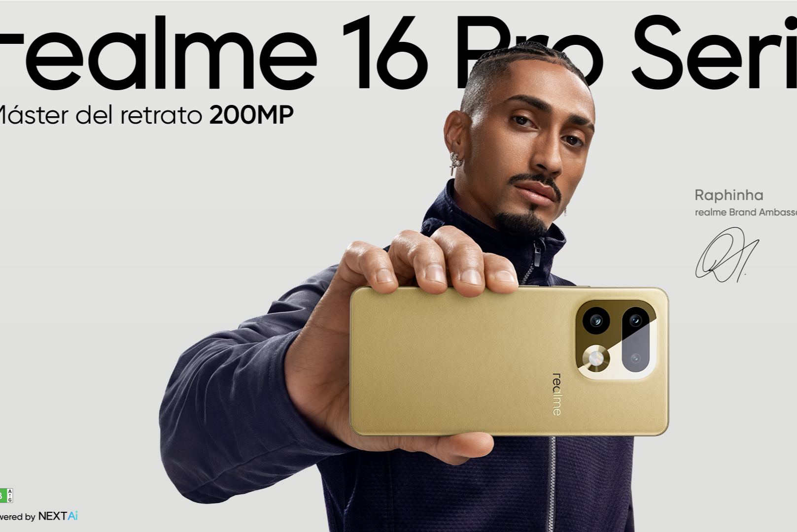 realme impulsa la creatividad con Raphinha como embajador de la Serie 16 Pro y sus Premios de Fotografía