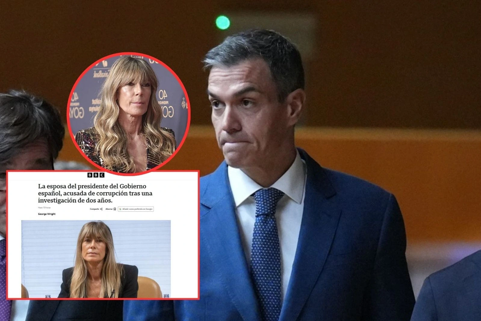 La imagen internacional de Sánchez se hunde más: desde la BBC hasta la India hablan de que Begoña Gómez está procesada