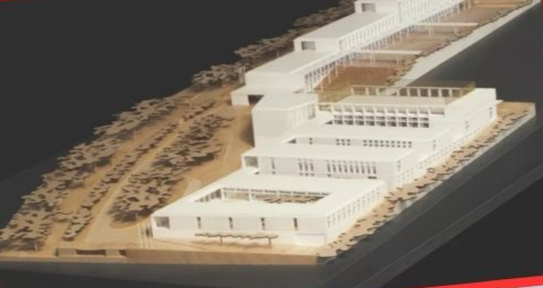 Maqueta del colegio en Marruecos