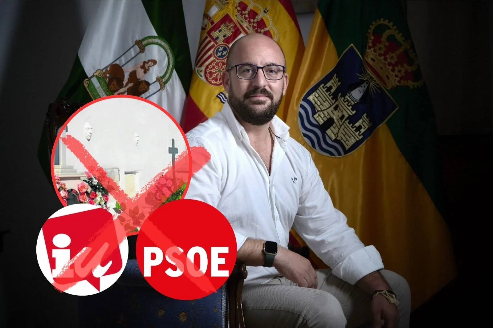 El PP de El Puerto retira un monumento a las víctimas del franquismo que implementaron PSOE e IU