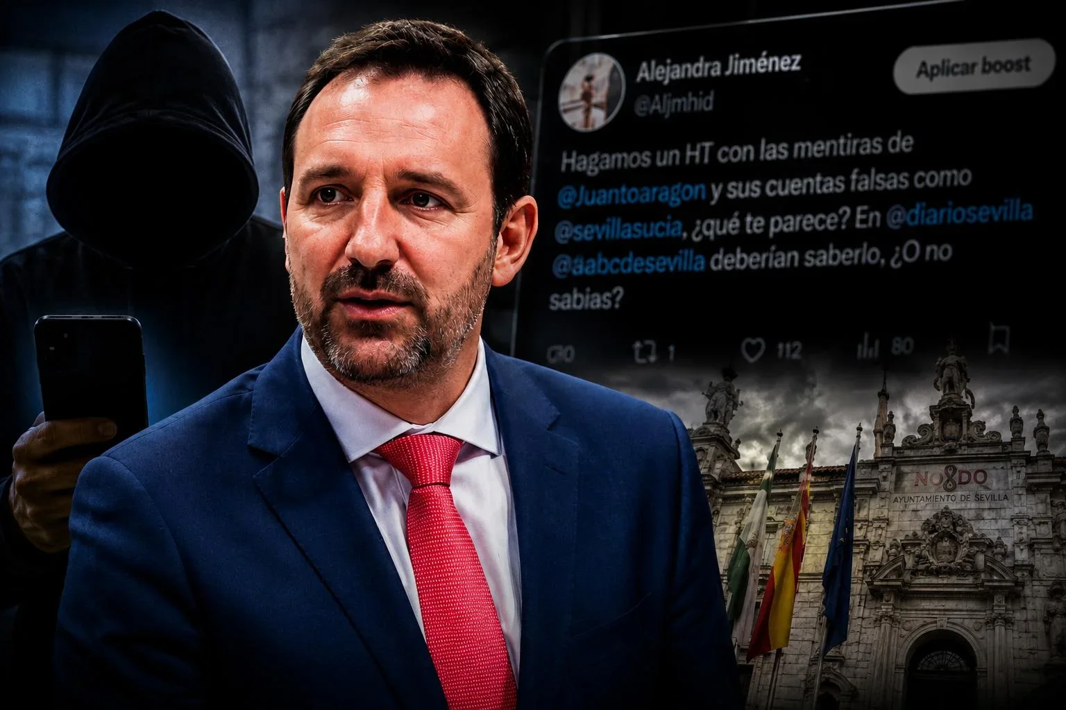 Pillan a un concejal del PSOE de Sevilla tras una cuenta anónima en X que se dedica únicamente a insultar
