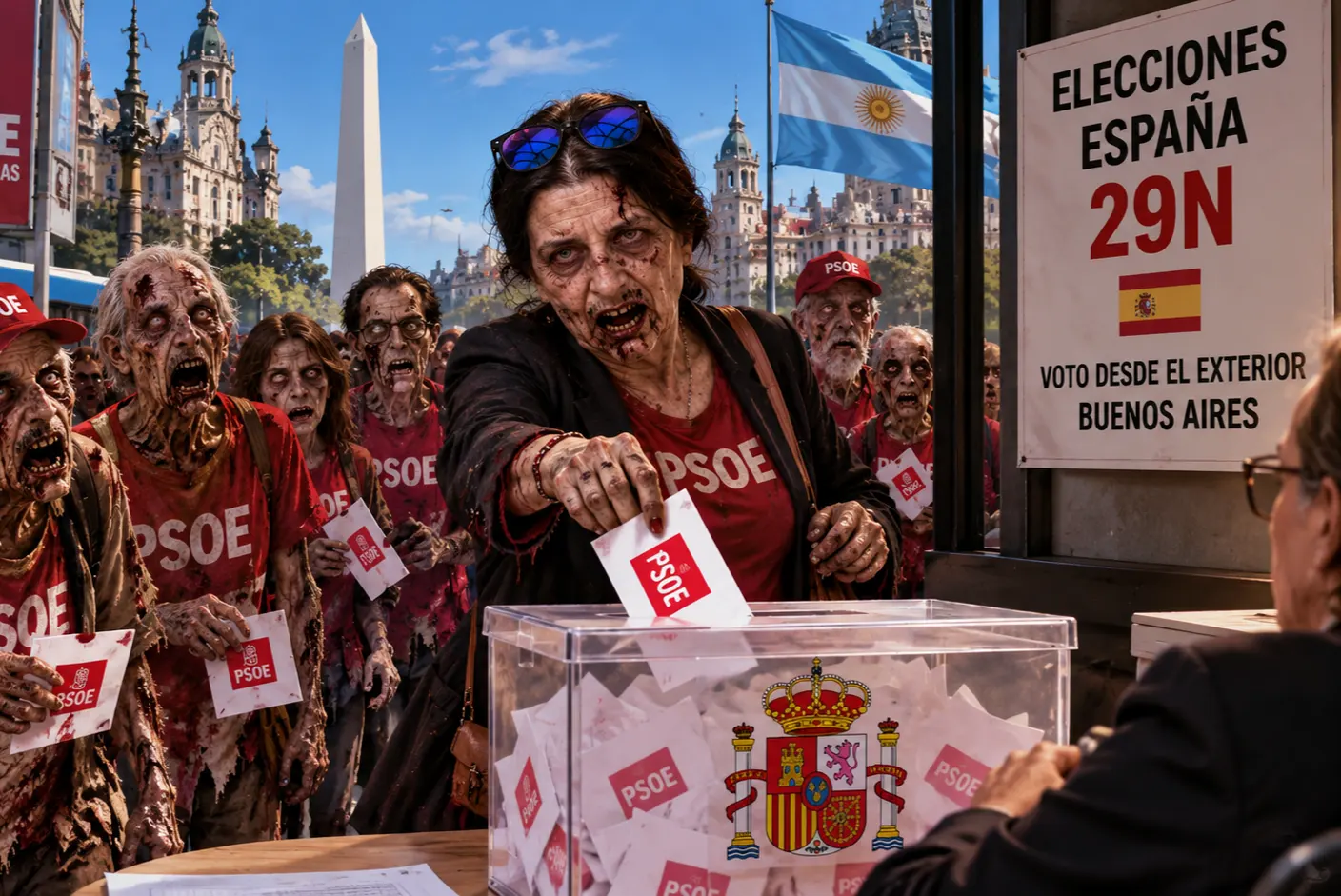 Hasta los muertos votan: las sombras del PSOE sobre el voto exterior