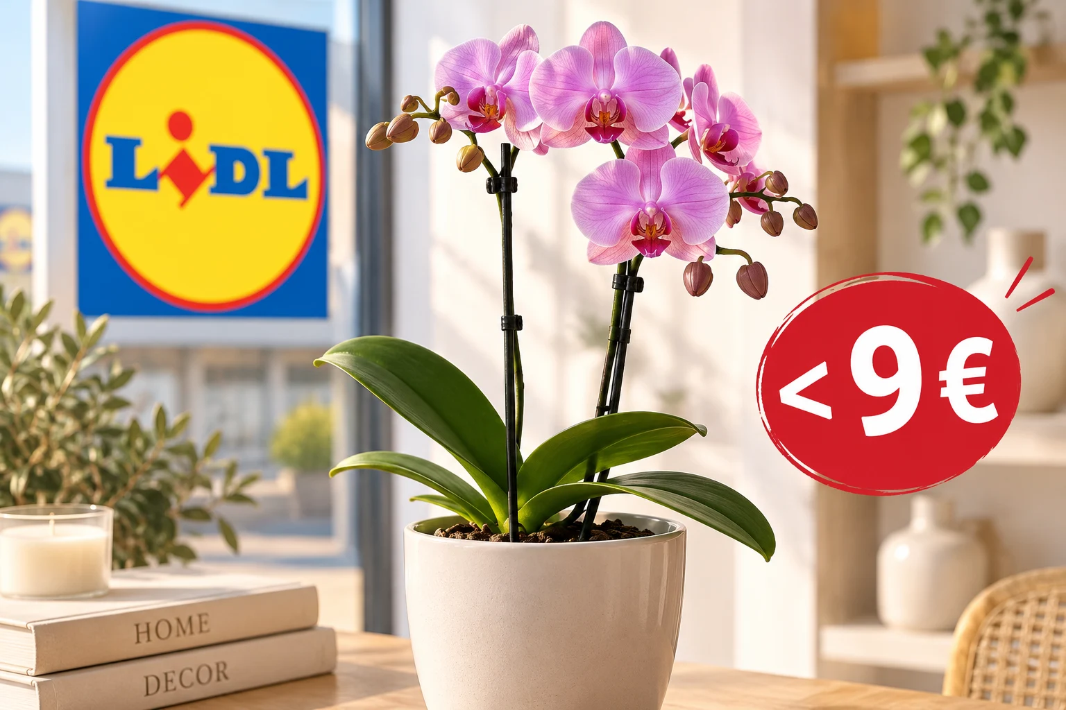 La orquídea de Lidl que llega hoy a las tiendas por menos de 9 euros