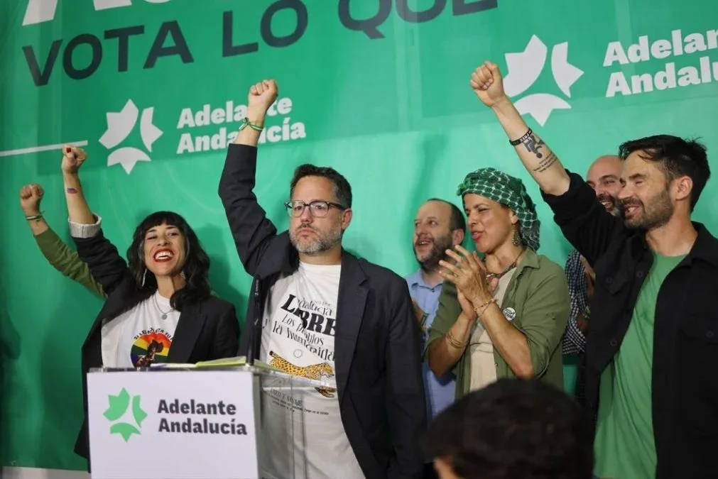 Un Adelante envalentonado se autocorona como la “oposición real” al PP en Andalucía en su pugna por el voto de izquierda