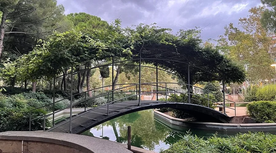 Parque de La Pegaso donde han asesinado a un menor de 15 años