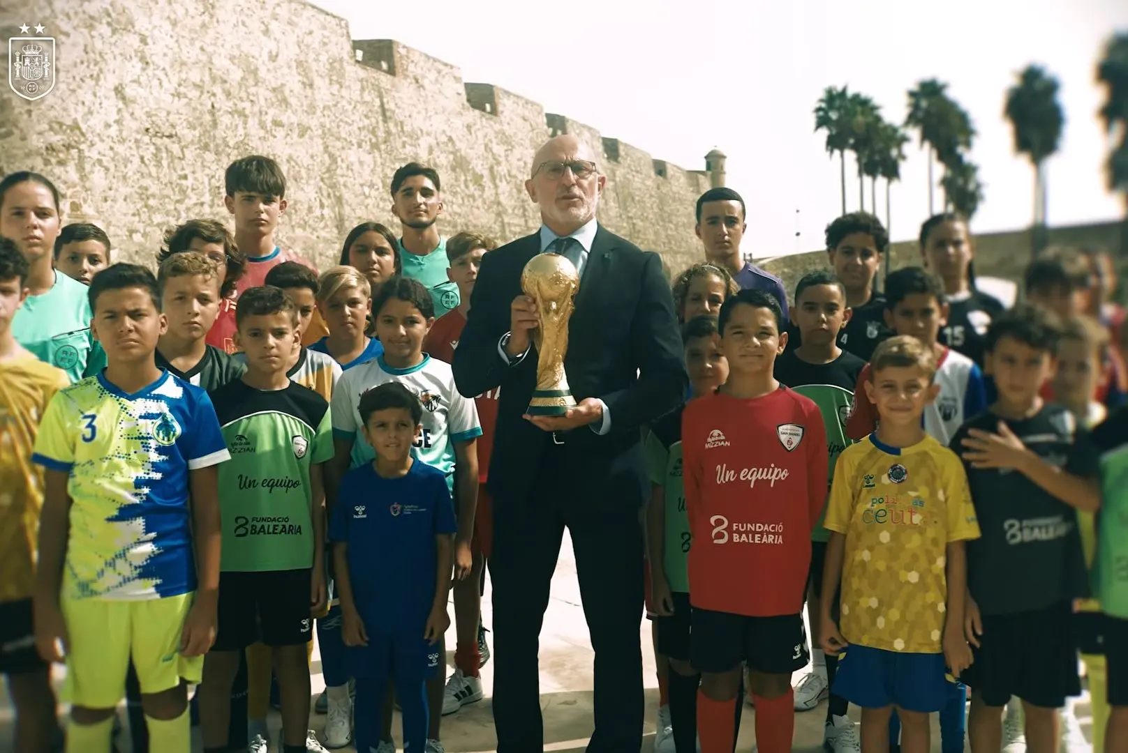 La Selección Española homenajea a Ceuta en el vídeo de su primera convocatoria tras conquistar el Mundial