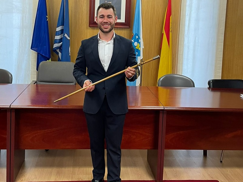 El alcalde socialista de Val do Dubra, Diego Luis