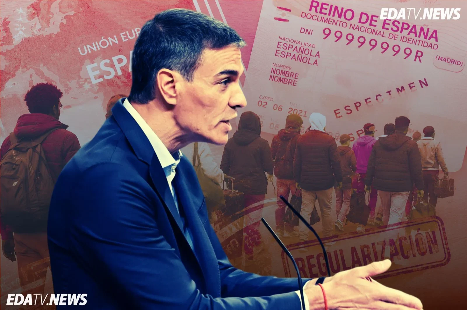 Pedro Sánchez cierra el proceso de regularización de inmigrantes con un acto oficial en La Moncloa