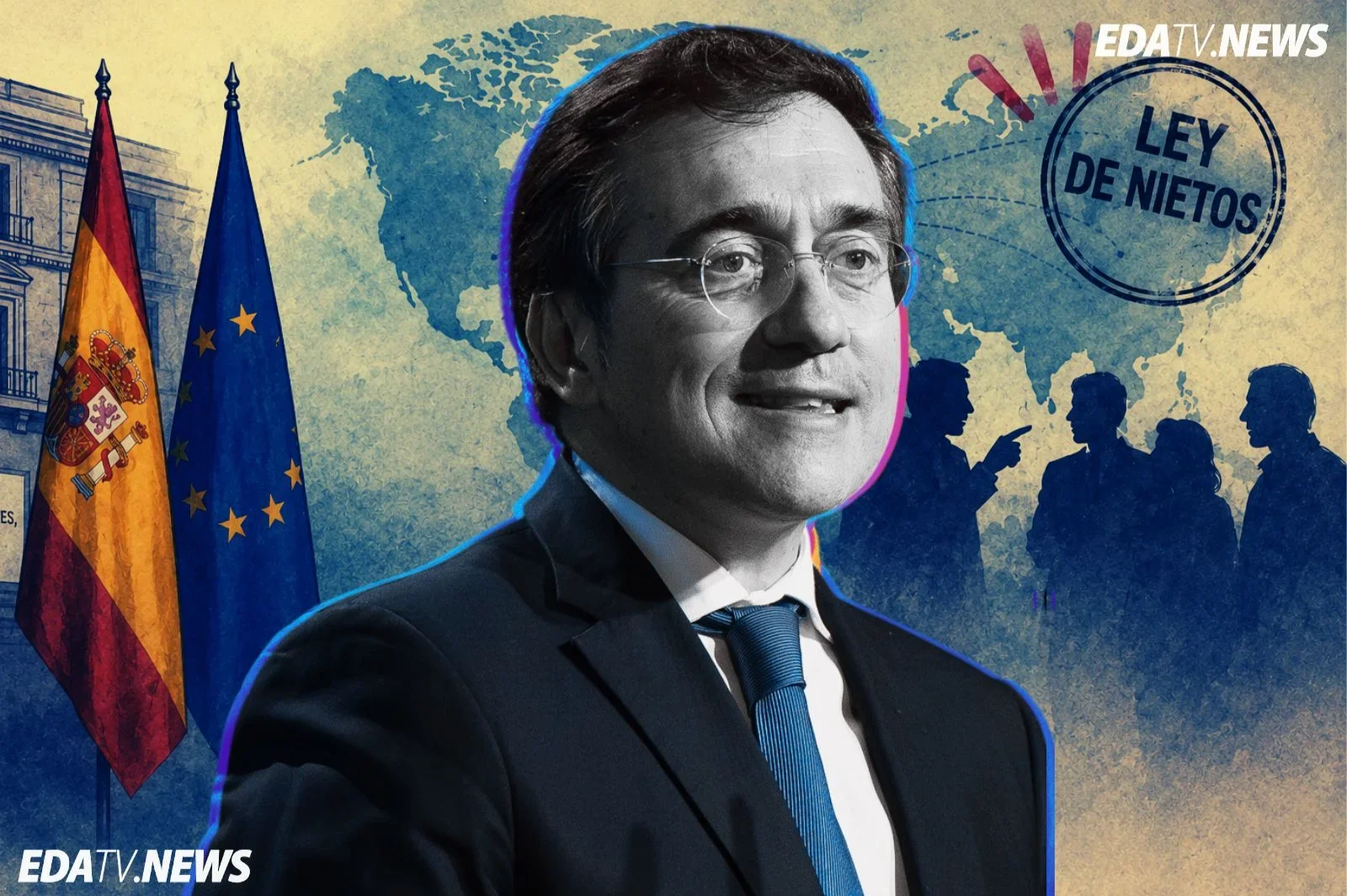 Malestar entre los diplomáticos por el silencio de Albares ante la polémica de la ley de nietos
