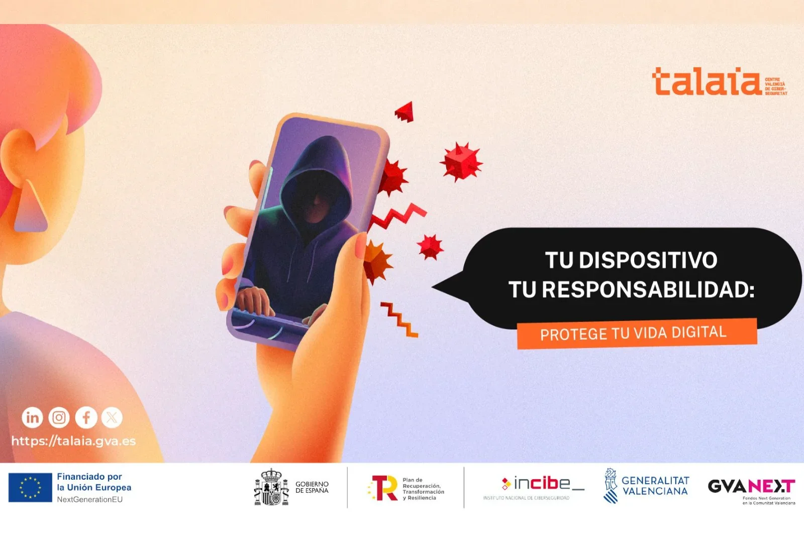 La Generalitat Valenciana lanza una campaña para reforzar la seguridad de los móviles frente a los ciberataques
