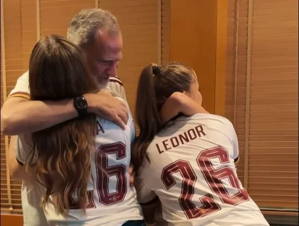 La Familia Real celebra el pase de España a la final del Mundial: 