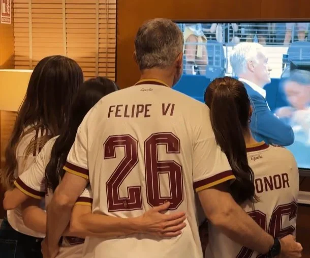 La Familia Real celebra el pase de España a la final del Mundial: 