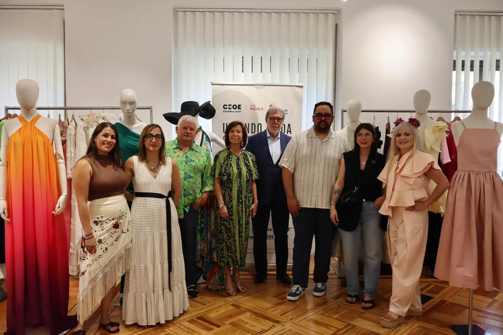Uniendo Moda lleva el talento de 12 diseñadores de Castilla y León al circuito Celebrity en el Press Day de Madrid