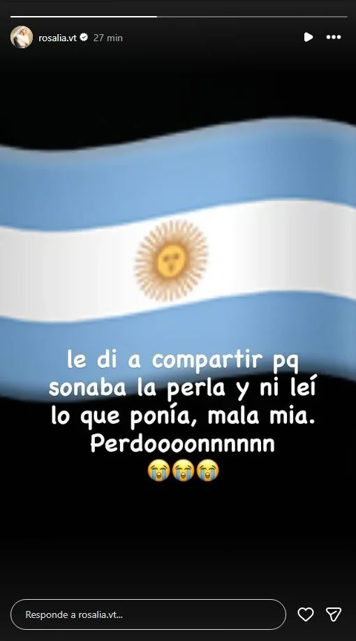 Rosalía aclara la polémica en Argentina tras compartir un polémico vídeo de Mia Khalifa: 